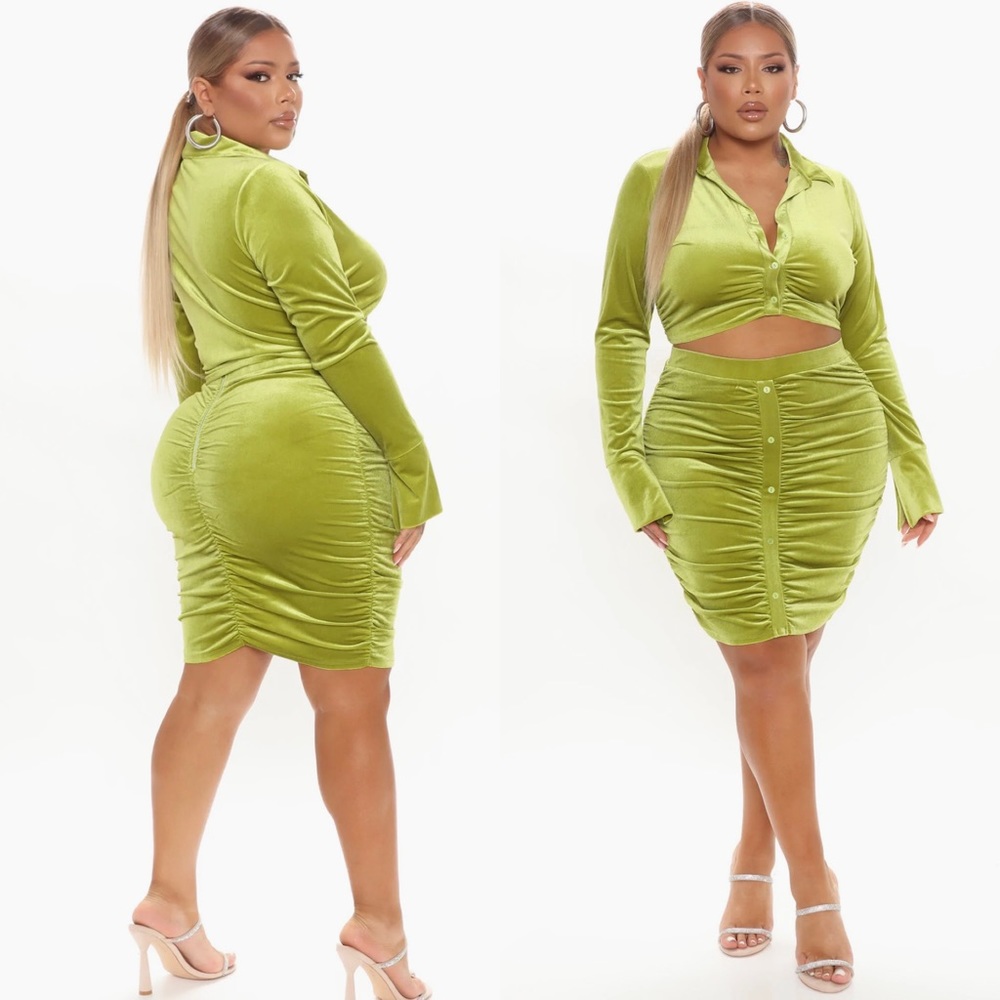 Fashion nova Gigi skirt set 1x plus size